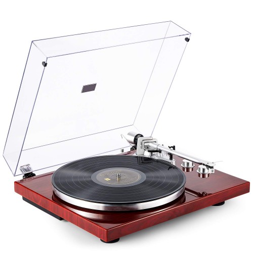 Photo of 1byone Belt-Drive Turntable with Wireless Connectivity and Built-in Phono Preamp