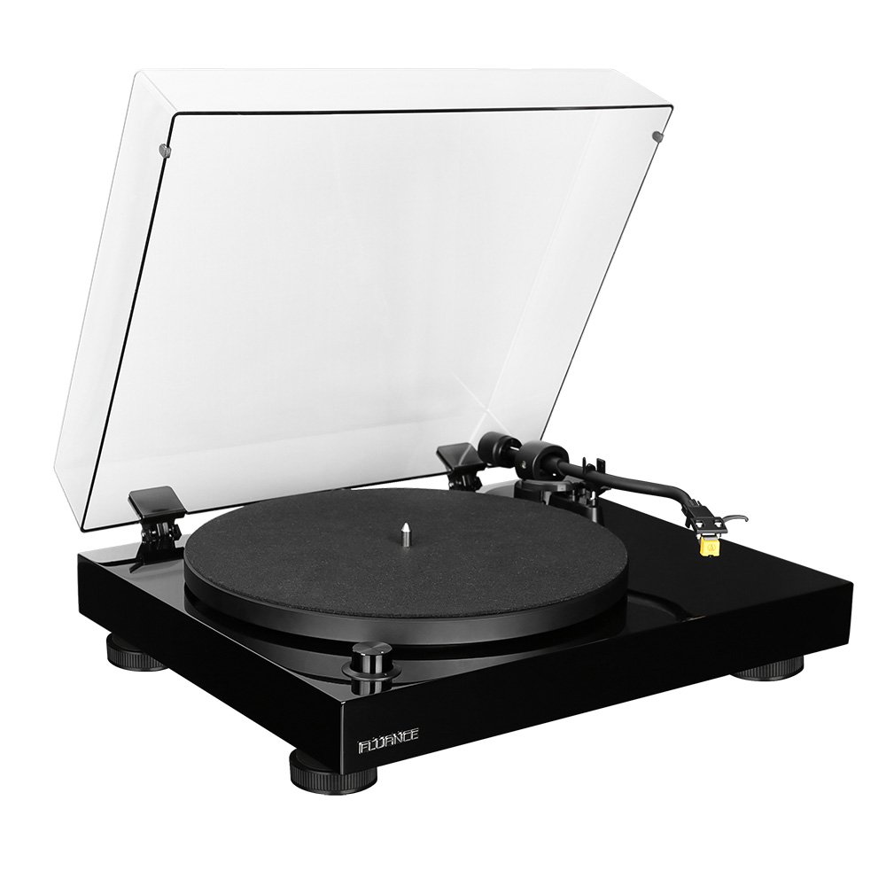 Photo of Fluance RT80 Classic High Fidelity Vinyl Turntable with Audio Technica AT91 Cartridge, Belt Drive, Built-in Preamp, Adjustable Counterweight