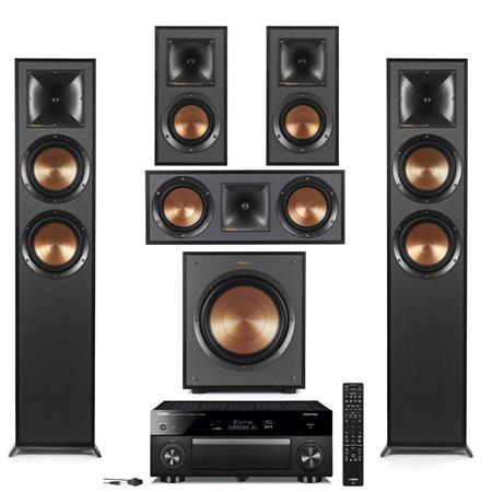 Image of Klipsch 2 Pack R-625FA Dolby Atmos Floor Standing Speakers under $5000