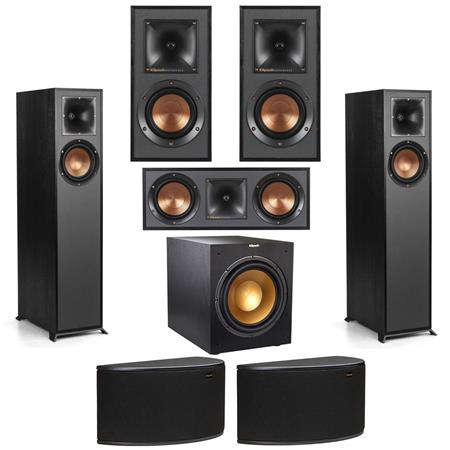 Picture of Klipsch R-610F Floor-standing Home Speaker with R-52C Center Channel and R-41M Bookshelf Speaker