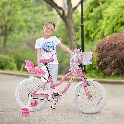 Image of COEWSKE 7-Year-Old Girl Bike Little Princess Style