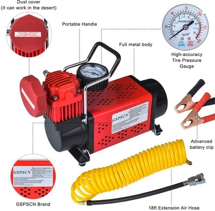 Picture of GSPSCN Portable 12V Air Compressor Pump