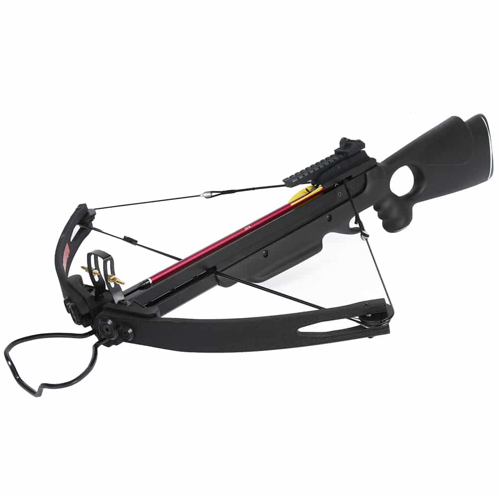 Image of iGlow 150 lb Hunting Compound Crossbow (Bow, Rail Lube, Arrows)