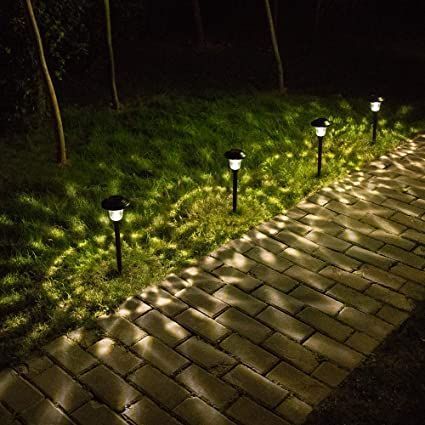Photo of BEAU JARDIN 8 Pack Solar Lights Bright Pathway Lighting
