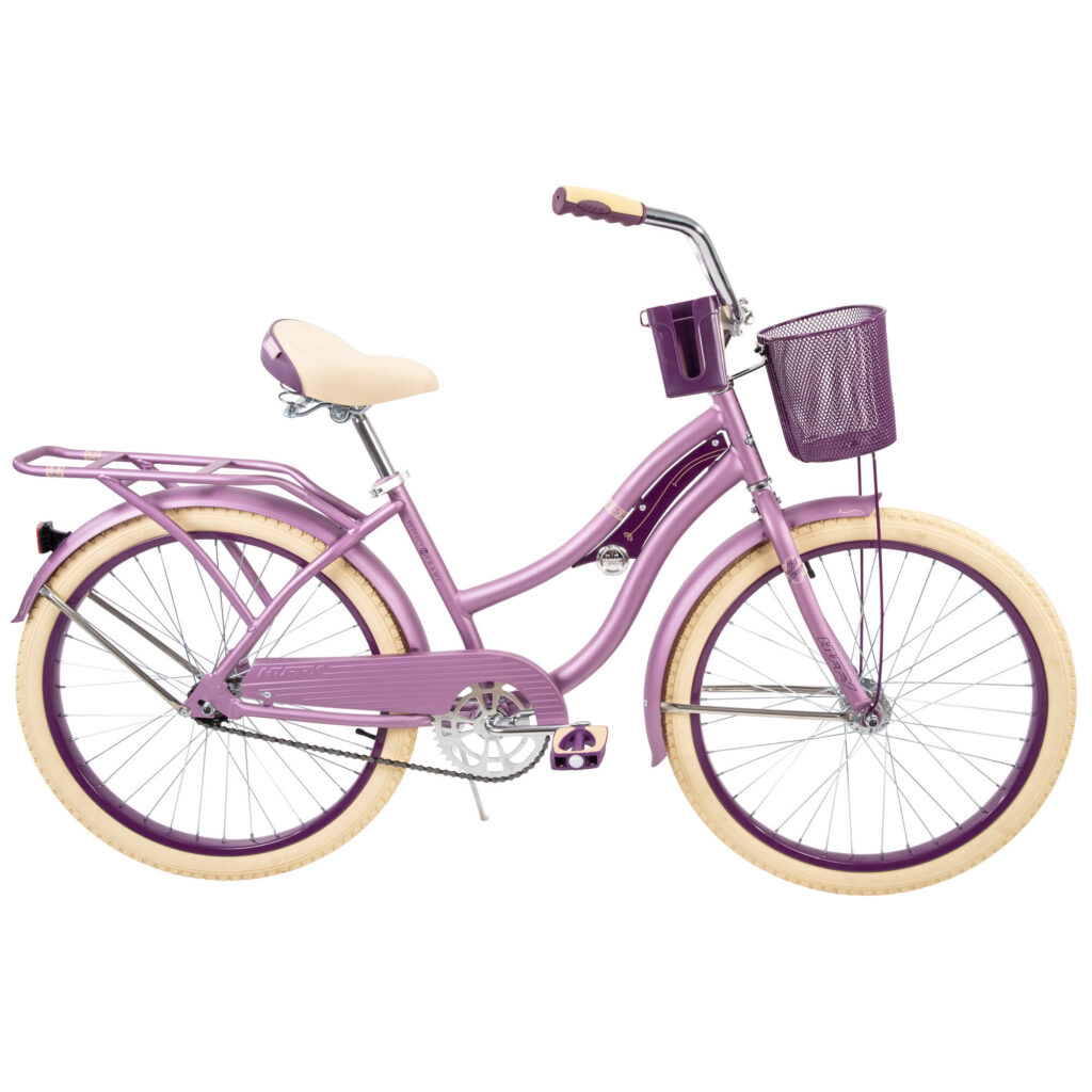 Picture of Huffy Nel Lusso Women’s Cruiser Bike, purple satin, 24