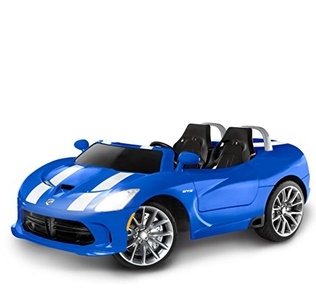 Image of Kids Trax Dodge Viper SRT Convertible Toddler Ride On Toy