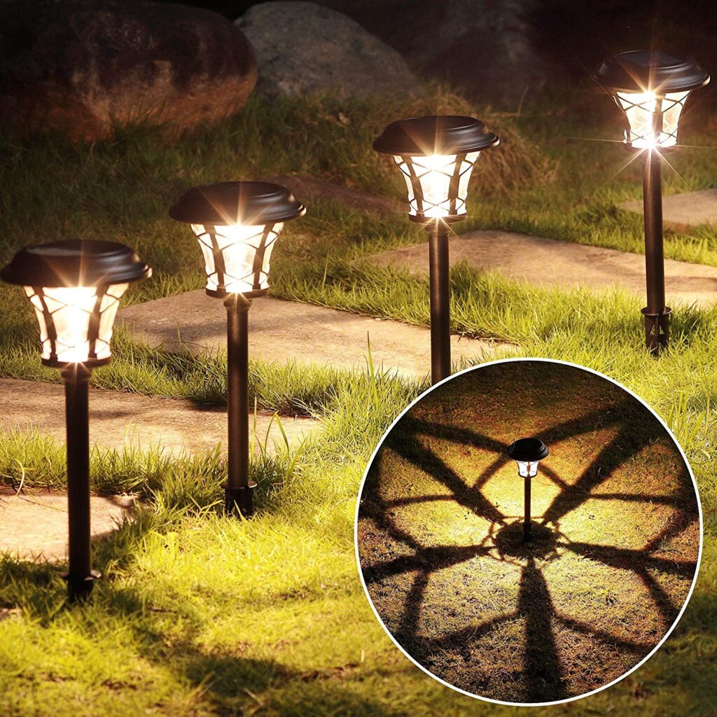 Image of MAGGFIT 6 Pack Lumen Solar Pathway Lights, 2021 Model