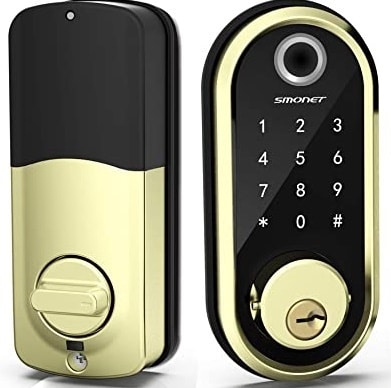 Image of SMONET Bluetooth Keyless Entry Smart Deadbolt for Homes and Hotel