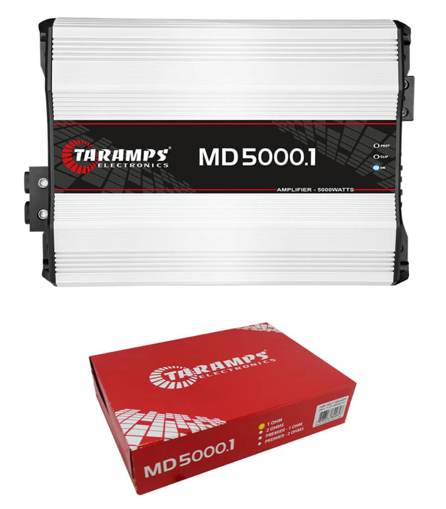 Picture of Taramp’s MD5000.1 2 ohms 5000 Watts Class D Full Range Mono Amplifier