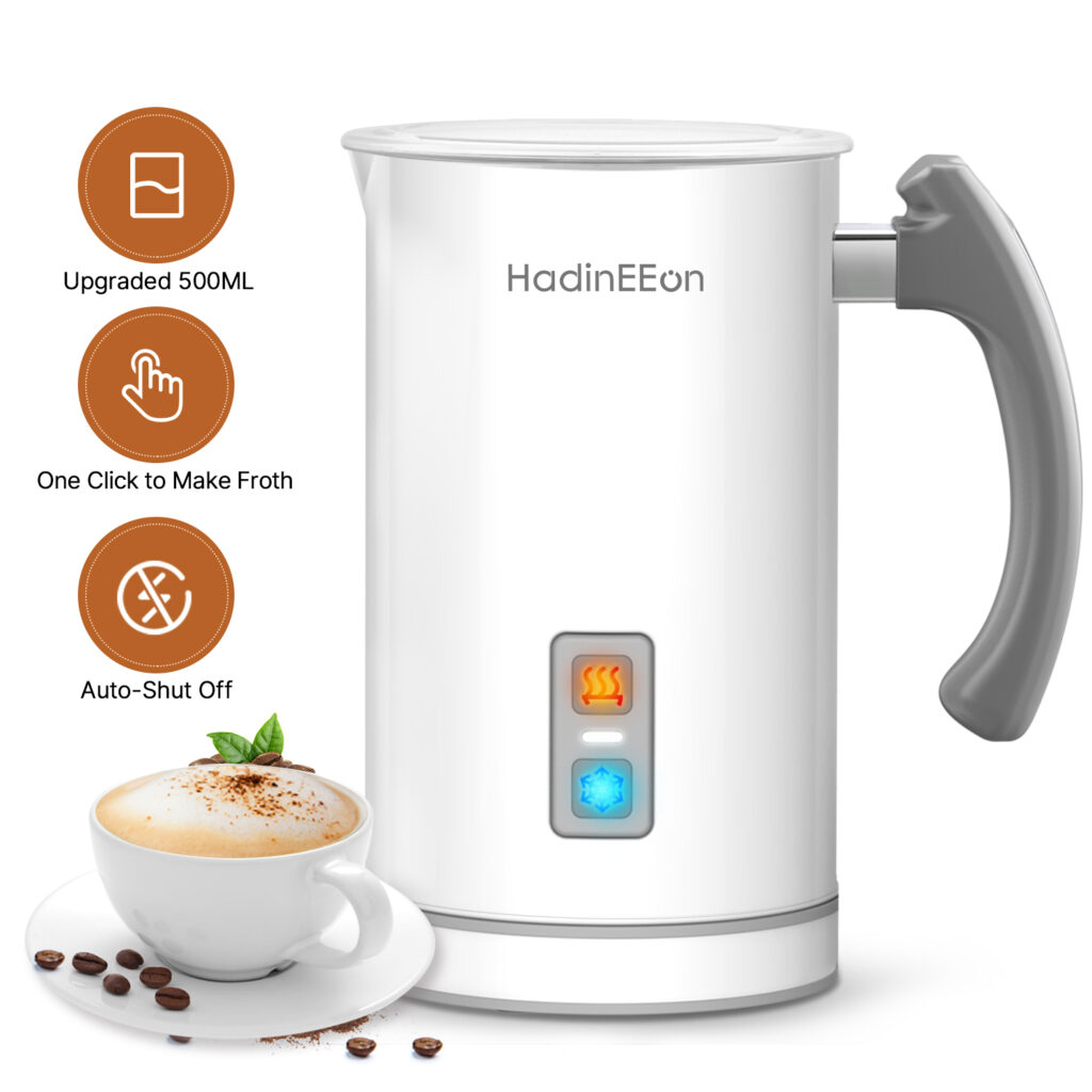 Image of HadinEEon Electric Milk Frother & Steamer