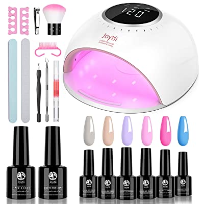 Picture of Joytii Gel Nail Polish Kit with UV Light - 82W UV LED Nail Lamp